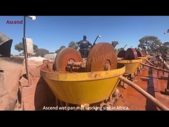 moinhos de panelas úmidas 1600 1500 1400 modelo tahona para moer pó de ouro com mercúrio e água