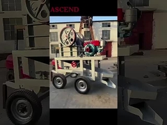 triturador de mandíbulas móvel de pequena escala