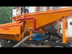 China Ascend planta de lavagem de ouro com capacidade de 50tph