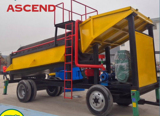 Gold Processing Plant  100-200 Tph Gold Washing Plant Include Trommel Screen And Sluice Box